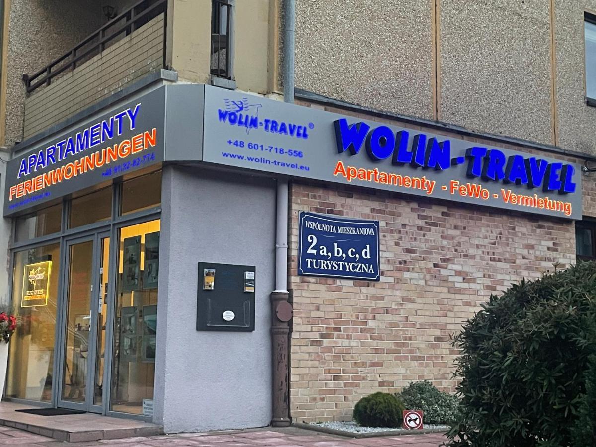 Wolin-Travel Apartament Dom Przy Parku ミエンジズドロイェ エクステリア 写真